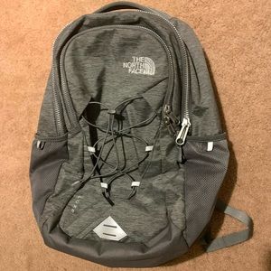 Gray North Face Luxe Backpack